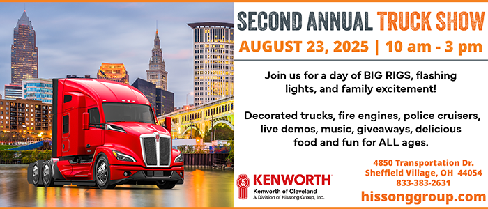 kenworth of cleveland truck show august 2025